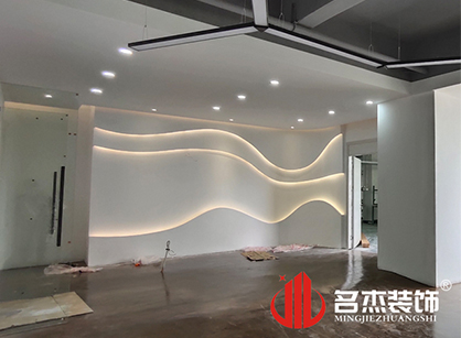 巡工地日記，米樂皮具辦公室裝修項目緊張進行中